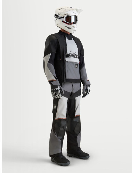 Veste Adventure Alpinestars Halo V2 Drystar - Gris foncé Gris clair Noir