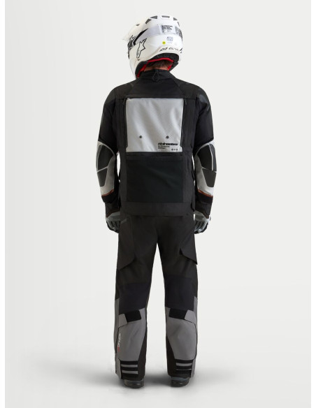 Veste Adventure Alpinestars Halo V2 Drystar - Gris foncé Gris clair Noir