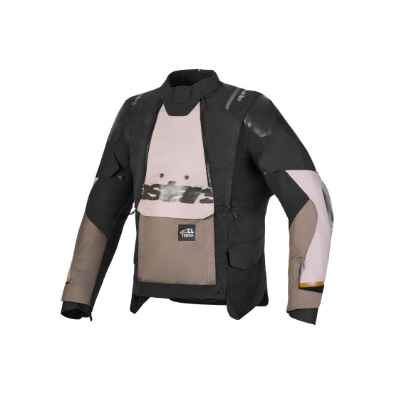 Veste Adventure Alpinestars Halo V2 Drystar - Gris aluminium Marron Noir
