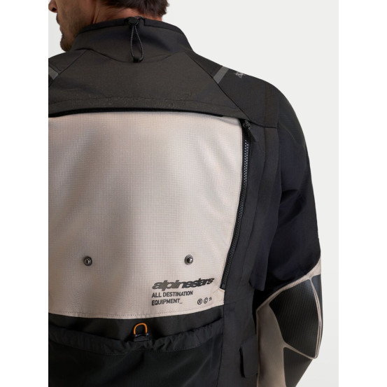 Veste Adventure Alpinestars Halo V2 Drystar - Gris aluminium Marron Noir