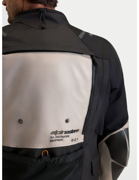 Veste Adventure Alpinestars Halo V2 Drystar - Gris aluminium Marron Noir