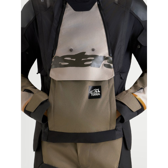 Veste Adventure Alpinestars Halo V2 Drystar - Gris aluminium Marron Noir