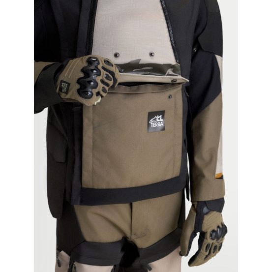 Veste Adventure Alpinestars Halo V2 Drystar - Gris aluminium Marron Noir