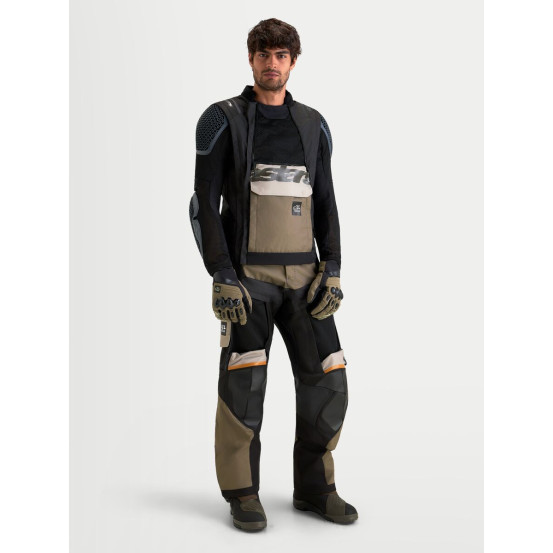 Veste Adventure Alpinestars Halo V2 Drystar - Gris aluminium Marron Noir