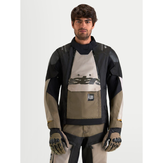 Veste Adventure Alpinestars Halo V2 Drystar - Gris aluminium Marron Noir