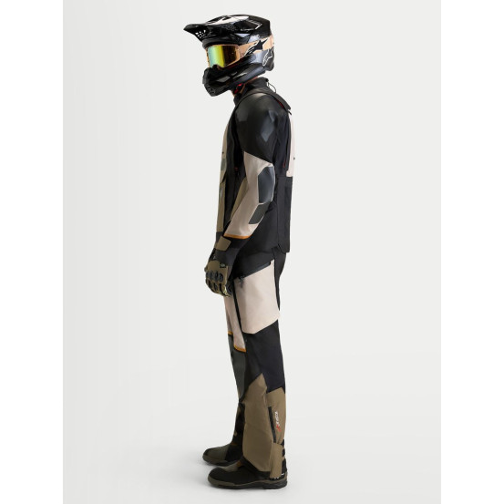 Veste Adventure Alpinestars Halo V2 Drystar - Gris aluminium Marron Noir