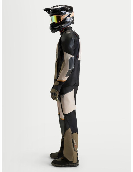 Veste Adventure Alpinestars Halo V2 Drystar - Gris aluminium Marron Noir