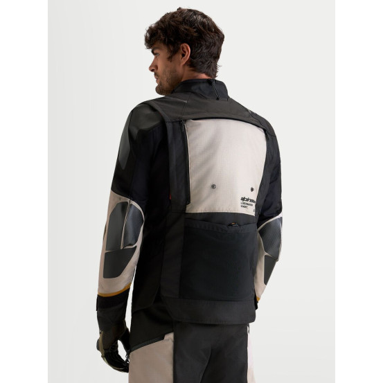 Veste Adventure Alpinestars Halo V2 Drystar - Gris aluminium Marron Noir