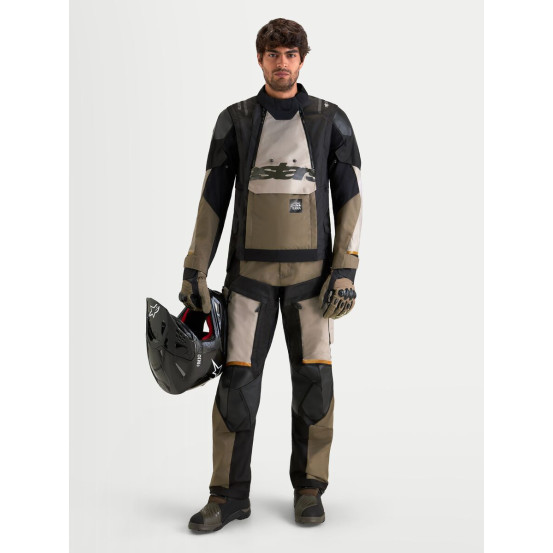 Veste Adventure Alpinestars Halo V2 Drystar - Gris aluminium Marron Noir