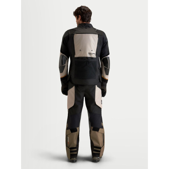Veste Adventure Alpinestars Halo V2 Drystar - Gris aluminium Marron Noir