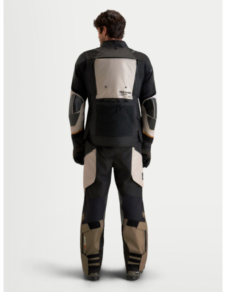 Veste Adventure Alpinestars Halo V2 Drystar - Gris aluminium Marron Noir