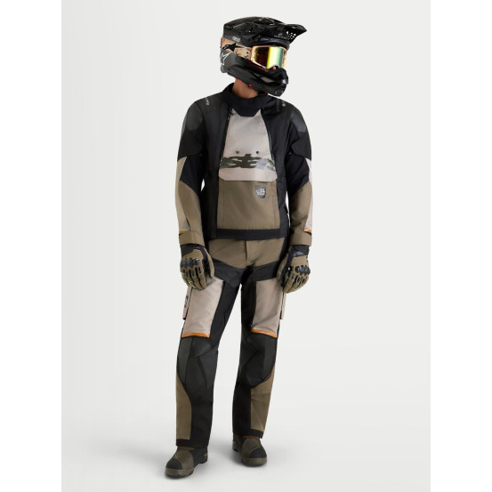 Veste Adventure Alpinestars Halo V2 Drystar - Gris aluminium Marron Noir
