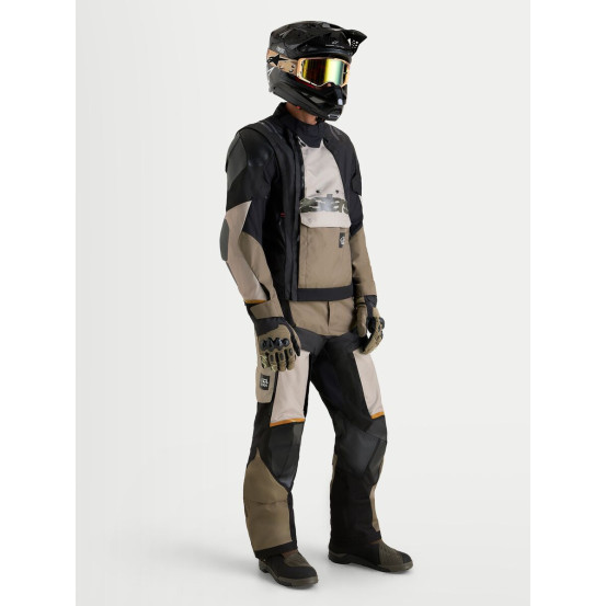 Veste Adventure Alpinestars Halo V2 Drystar - Gris aluminium Marron Noir