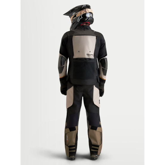 Veste Adventure Alpinestars Halo V2 Drystar - Gris aluminium Marron Noir