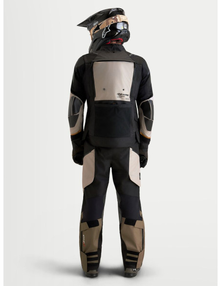 Veste Adventure Alpinestars Halo V2 Drystar - Gris aluminium Marron Noir