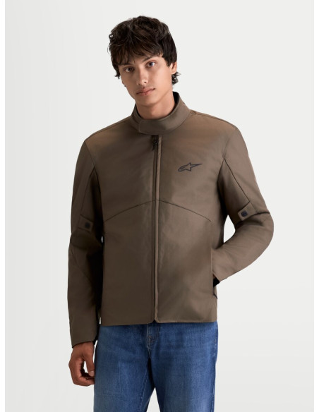 Veste moto Alpinestars C-1 Waterproof - Marron noisette Noir