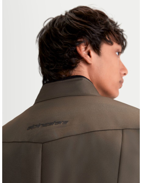 Veste moto Alpinestars C-1 Waterproof - Marron noisette Noir