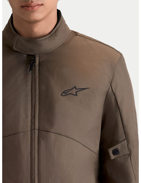 Veste moto Alpinestars C-1 Waterproof - Marron noisette Noir