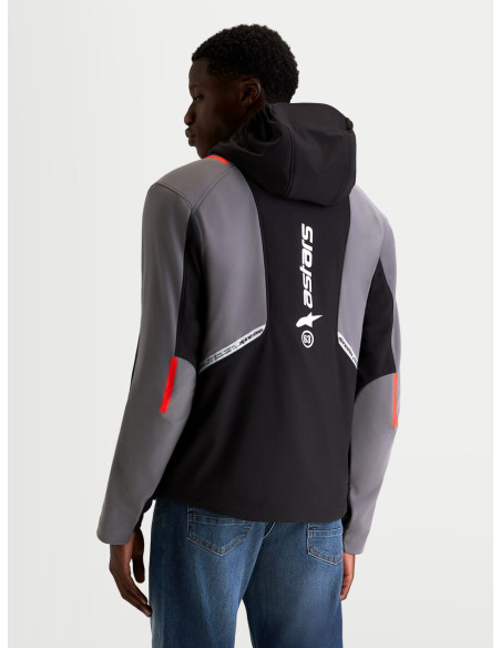 Veste moto Alpinestars C-5 Drystar - Noir Gris foncé