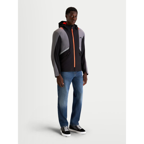 Veste moto Alpinestars C-5 Drystar - Noir Gris foncé