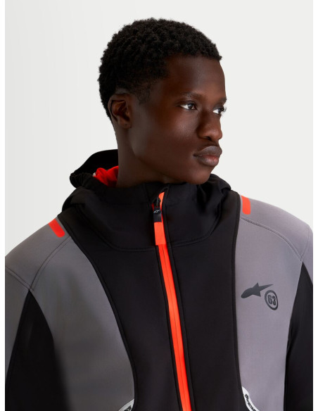 Veste moto Alpinestars C-5 Drystar - Noir Gris foncé