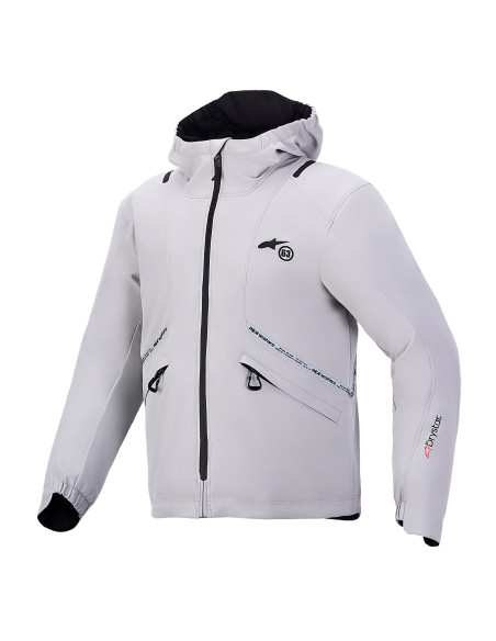 Veste moto Alpinestars C-5 Drystar - Gris clair Noir