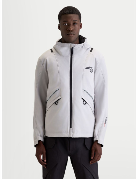 Veste moto Alpinestars C-5 Drystar - Gris clair Noir