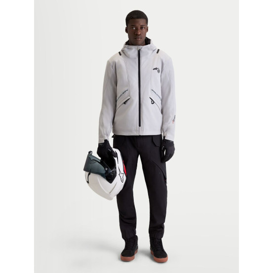 Veste moto Alpinestars C-5 Drystar - Gris clair Noir