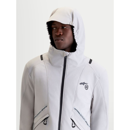 Veste moto Alpinestars C-5 Drystar - Gris clair Noir