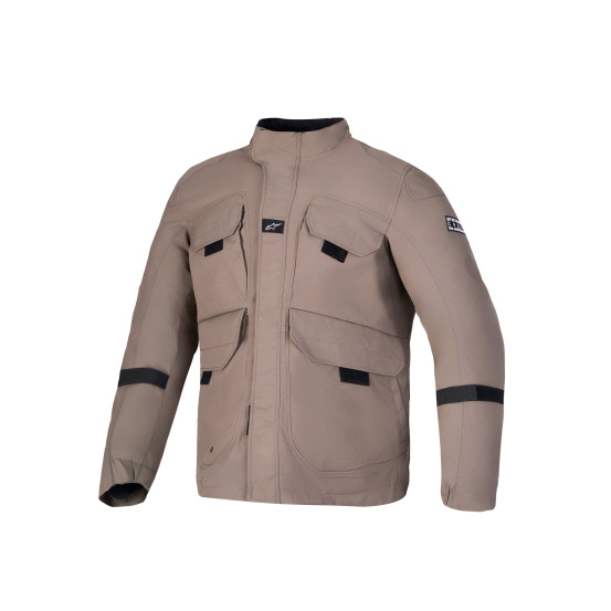 Veste moto Alpinestars Altan Drystar - Marron noisette Noir