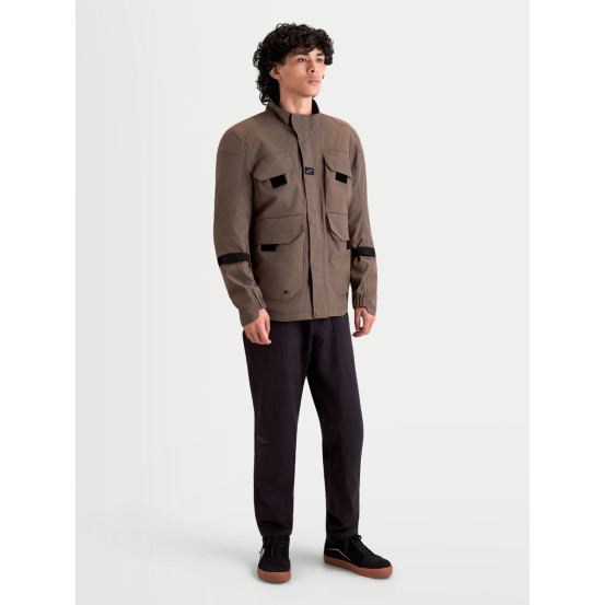 Veste moto Alpinestars Altan Drystar - Marron noisette Noir