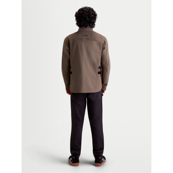 Veste moto Alpinestars Altan Drystar - Marron noisette Noir