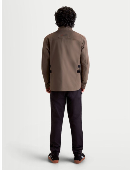 Veste moto Alpinestars Altan Drystar - Marron noisette Noir