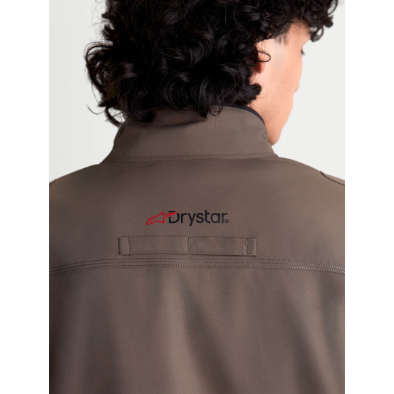 Veste moto Alpinestars Altan Drystar - Marron noisette Noir