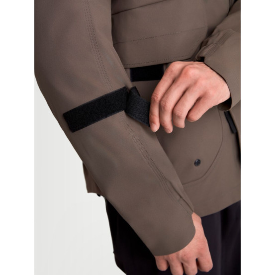 Veste moto Alpinestars Altan Drystar - Marron noisette Noir