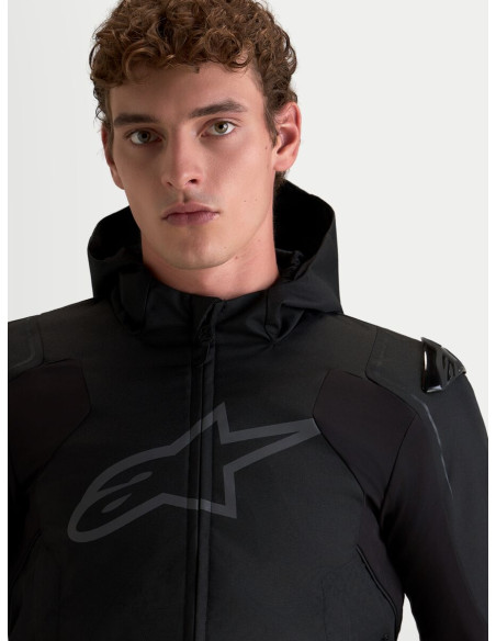Veste moto Alpinestars Zaca V2 Waterproof - Noir