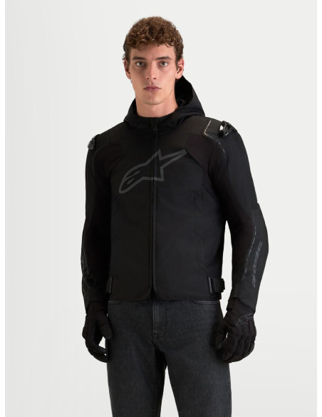 Veste moto Alpinestars Zaca V2 Waterproof - Noir