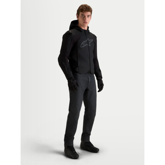 Veste moto Alpinestars Zaca V2 Waterproof - Noir