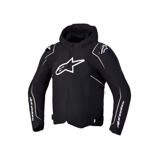 Veste moto Alpinestars Zaca V2 Waterproof - Noir Blanc