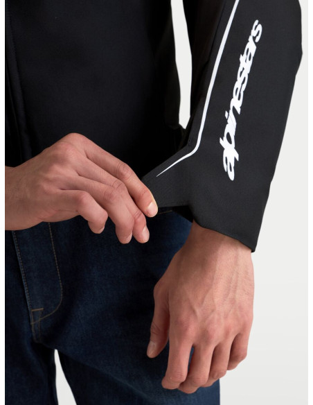 Veste moto Alpinestars Zaca V2 Waterproof - Noir Blanc