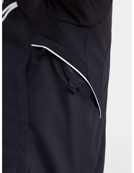 Veste moto Alpinestars Zaca V2 Waterproof - Noir Blanc