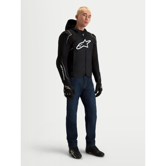 Veste moto Alpinestars Zaca V2 Waterproof - Noir Blanc