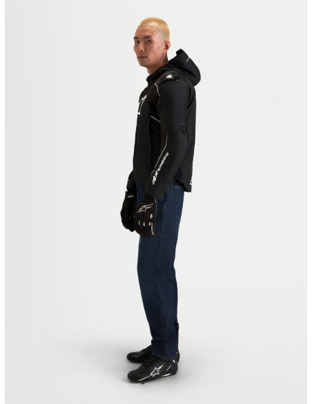 Veste moto Alpinestars Zaca V2 Waterproof - Noir Blanc