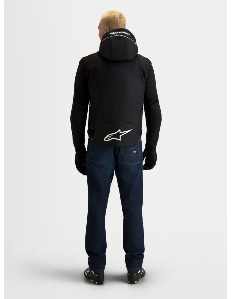 Veste moto Alpinestars Zaca V2 Waterproof - Noir Blanc