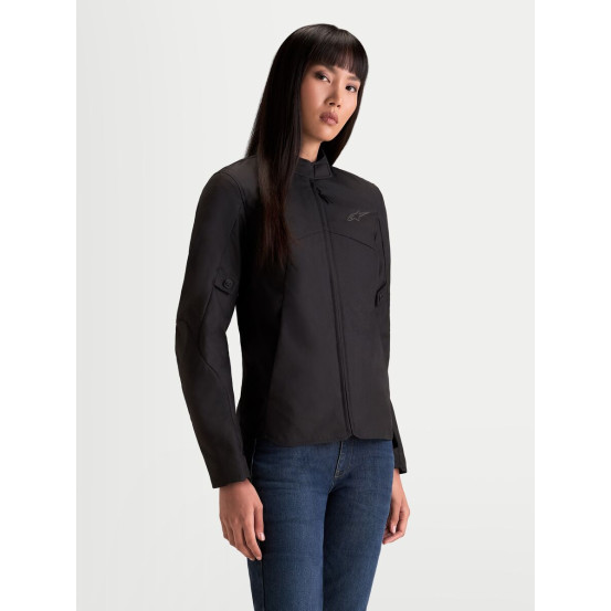Veste moto femme Alpinestars Stella C-1 Waterproof - Noir