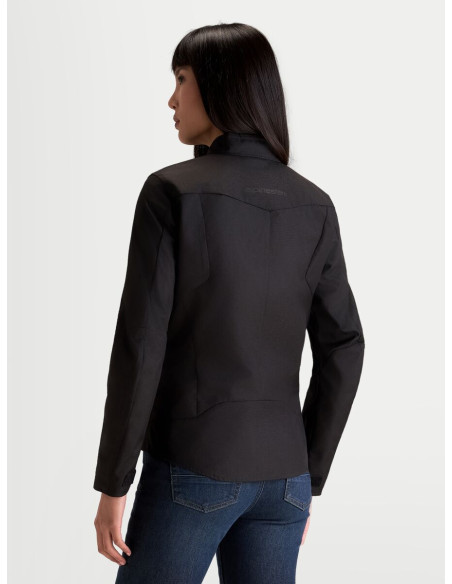 Veste moto femme Alpinestars Stella C-1 Waterproof - Noir