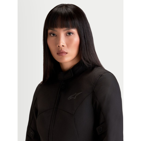 Veste moto femme Alpinestars Stella C-1 Waterproof - Noir