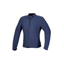 Veste moto femme Alpinestars Stella C-1 Waterproof - Bleu indigo