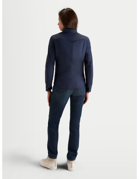 Veste moto femme Alpinestars Stella C-1 Waterproof - Bleu indigo