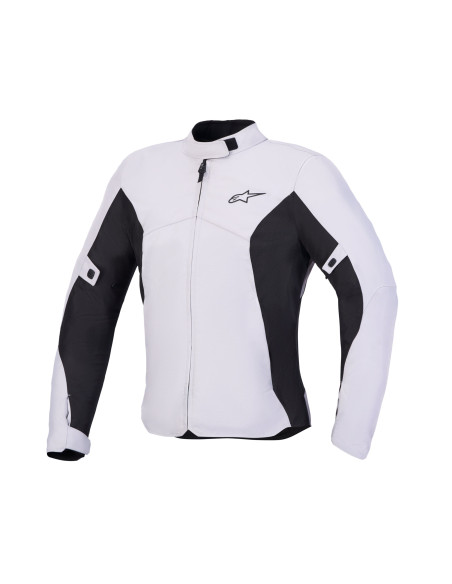 Veste moto femme Alpinestars Stella C-1 Waterproof - Gris glacé Noir